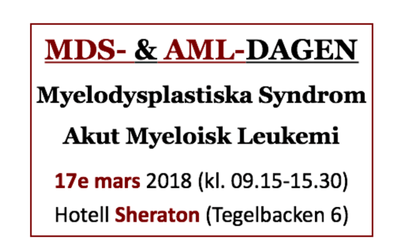 ”Svenska MDS- & AML-dagen&nbsp;2.0”